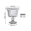 Taza Flotante de Cristal Transparente Retro de Lujo Ligero, Vaso Alto de Estilo Europeo para el Hogar, Vaso de Alto Valor, Vaso para Jugo