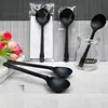 Cucharas Desechables de Cabeza Redonda, Cucharas de Postre Grandes de Cabeza Redonda, Cucharas para Polvo de Hielo, Cucharas para Gelatina de Hierbas, Cucharas Doradas de Tortuga con Mango Largo, Empacadas Individualmente