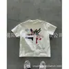 Y2k comercio exterior 2026 cuello redondo manga corta verano estampado grande camiseta top holgado tendencia callejera ropa de alta calle ins