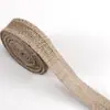 Fita de juta, tira de serapilheira, fita para embrulho de presente de panificação, corda de juta vintage, fita, material decorativo DIY, fabricante em estoque