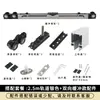 Riel colgante para puerta corredera tipo micro-sutura de inicio ligero, accesorios para puerta de madera, amortiguador bidireccional, rueda colgante, riel para puerta corredera colgante, juego completo