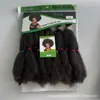 KINKY BULK 24 pulgadas Pieza de Cabello Trenzado de Fibra Sintética 100% Fibra Coreana de Temperatura Media 120g Rizos Explosivos Negro
