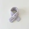 Cachecol para Bebê Qiu Nan Luvas Inverno Estilo Coreano Cor Lisa Versátil Quente e à Prova de Frio Luvas com Pingente de Dedo para Bebê Recém-Nascido