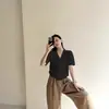Ropa Zhengqite/Moda Femenina 2026 Botón de Perla Nuevo Cardigan de Bolas de Burbuja 3D Cuello en V Hueco Manga Corta Corte Holgado