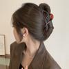 Pinza de Tiburón con Lazo Consciente del Diseño para Nicho, Sensación de Alta Gama, Pinza de Garra para Cola de Caballo Alta para la Parte Posterior de la Cabeza, Pinza para el Cabello Linda y Elegante