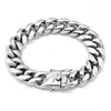 Pulsera de Cadena Cubana Audaz para Hombre, Joyería Estilo Callejero, Accesorios Transfronterizos de Acero de Titanio, Cadena Pulida de Fábrica de Acero Inoxidable 316