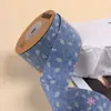 Coelho Cogumelo Folhas Videira Fita de Tecido Jeans Rede Tecido Jeans Cartoon Fita de Jeans Material para Laços de Cabelo DIY Feito à Mão