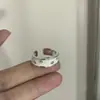 Dulces y Frescos, Felices Todos los Días, Elige Anillos Gruesos de Cara Sonriente con Esmalte de Colores, Estilo Coreano Ins Anillos de Estilo Francés