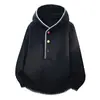 Nuevos suéteres de punto para otoño e invierno para hombres y parejas, con capucha y cuello henley, botones coloridos, estilo old money, venta al por mayor de fábrica transfronteriza