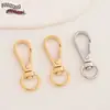 Herrajes de Aleación Metálica Llavero con Mosquetón Conector Giratorio Hebilla de Puerta Colgante Llavero Accesorios para Joyería DIY