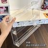 Yum Rack de Exibição para Pendurar na Parede Acrílico Multi-camadas Rack de Armazenamento para Mesa Papel Colorido Crachá de Parede Periférico Caixa de Armazenamento Millet
