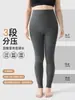 Leggings cinza cropped plus size para mulheres, adequados para primavera e outono, novo estilo 2026, não afundam, leggings quentes para figuras baixinhas