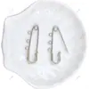 Directo de fábrica material metálico hebilla de cabeza grande pasador cabeza cuadrada broche anillo de soldadura pasador de cintura accesorios para ropa anti-luz
