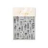 Tomoni Pegatinas Finas Resistentes para Manicura Pegatinas Oscuras Retro para Uñas Nuevo Material de Pegatinas de Joyería de Estrella Gótica Chinoiserie