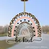 Artículos Decorativos Personalizados Acrílico Nuevo Decoración Creativa Transfronteriza Plana Adorno Colgante para Espejo Retrovisor de Coche de Amazon Dibujos Animados