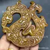 Coleção Jade, Pingente de Jade Xiuyan, Pingente de Jade Antigo, Pingente de Dragão