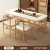 Juego de Mesa y Sillas de Balcón Modelo Nuevo 2026 Mesa de Té de Gama Alta para Apartamento Pequeño para Sala de Estar Uso Doméstico Mesa de Preparación de Té Estilo Chino Nuevo