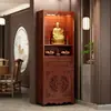 Altar para Uso Doméstico, Altar de Buda No de Madera Maciza, Gabinete Integrado para Mesa de Ofrendas, Nuevo Santuario Estilo Chino, Gabinete de Buda, Mesa de Adoración de Bodhisattva