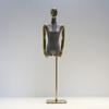 Loja de roupas Galvanizado Grande Ombro Plano Modelo Display Stand Meia Camurça Boneca High-end Mulheres Janela Manequim Corpo Inteiro