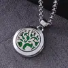 23MM Árbol de la Vida Aleación Amazon AliExpress Colgante de Aromaterapia Pareja Abrible Redondo Hueco Caja de Perfume