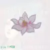 Novos Produtos Yihao Adesivos de Tecido Bordados Patches de Flores Adesivos para Passar Roupas de Performance Roupas Antigas Adesivos Bordados Adesivos