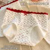 Ropa interior de algodón puro con bloques de color y patchwork para mujer, hipoalergénica, antibacteriana, para niñas, 10A, entrepierna antibacteriana, alta elasticidad, suave