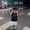 Camiseta de manga corta para niño, nueva ropa de verano para niños, top batik de estilo nuevo para niño grande