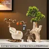 Ping An Xile cabaça decoração de armazenamento alto padrão luxo leve entrada sala de estar decoração de arte criativa armazenamento de chaves