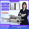 Máquina de embalagem de vedação contínua de quatro lados, máquina de embalagem de gesso, máscara, alimentador automático superior e inferior, recozimento de adesivos, máquinas de embalagem;