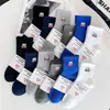 Meias Cityboy para Homens e Mulheres Estilo Coreano Ins Tendência Celebridade da Internet High Street Skate Respirável Meias Esportivas Meia de Cano Médio com Letra