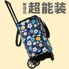 Carrito de compras plegable Carrito de compras Bolsa de compras para el hogar Carrito de transporte Carrito Carrito Remolque pequeño