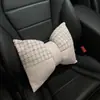 Almofada de assento de carro de verão linho cor rosa costura estilo Chanel carro almofada de assento confortável carro Quatro Estações Universal para mulheres