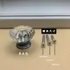 Alça de Acrílico Transparente Base Diferente Formato de Diamante Redondo Caixa de Joias Gaveta Armário Maçaneta de Porta Maçaneta Bolsa