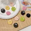 Juguete de Comida Simulada Galleta de Ojos Grandes Pinza para el Cabello Dulce y Divertida Color Caramelo Accesorios para el Cabello de Estudiante Pinza Lateral para Niños Divertida Japonesa y Coreana