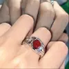 Conjunto de Anillos de Zirconia Luna Azul Amor Transfronterizo Anillo Pulsera Personalizado para Mujer Lujo Ligero Diseño de Nicho Venta al por Mayor