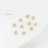 Cuentas Separadoras Chapadas en Oro de 14K Cuentas Planas Doradas Cuentas Sueltas Accesorios Pulsera DIY Hecha a Mano Cuentas para Cuerda Materiales Al por Mayor