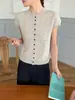 3ª Manhã Outono Nova Coleção: Cardigan Tricot Elegante e Suave com Gola Alta Curta ZY4478