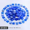 Mosaico 1cm Fio de Ouro Vidro Artesanal Material DIY Colagem Granular Derretimento a Quente Fio de Ouro por Toda Parte Areia de Quartzo Cristal