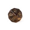 Dados Poliédricos de Cristal de Té Sintético Grabados con Números Set de Siete Piezas Dnd Dungeons and Dragons Z08