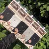 Calcetines Deportivos de Algodón de Caña Media Hojas Doradas Bambú para Hombre y Mujer, Calcetines Casuales de Algodón, Costura Sin Costuras, Desodorantes, Calcetines para Hombre y Mujer para Otoño e Invierno 2