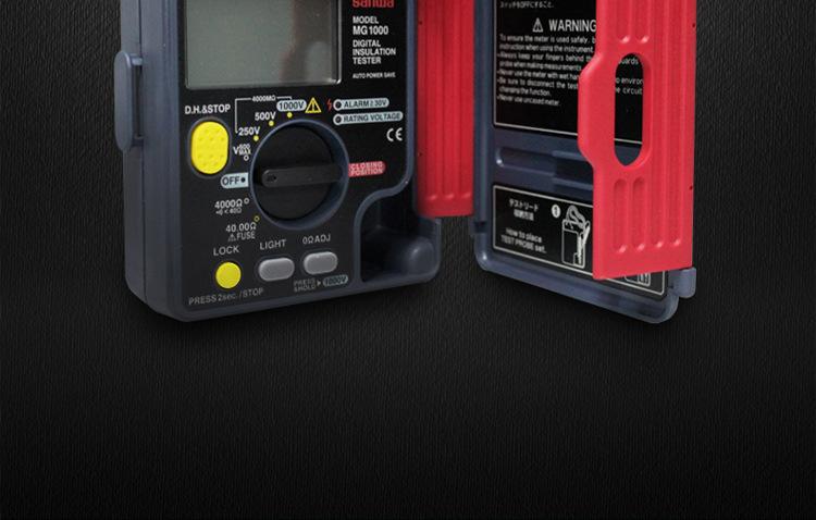 绝缘电阻测试仪SANWA三和MG1000 500 M53 MG5000数字兆欧表HG561H