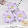 Tulipa de 3 Flores Flor de Seda Nova Fundo Salão de Casamento Mesa Guia Caminho de Flores Foto Flor Artificial de Tulipa