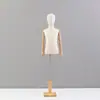 Maniquí Infantil de Medio Cuerpo para Niños Pequeños Exhibidor de Ropa para Muñecas Infantiles Estante Principal para Escaparate de Tienda de Ropa Infantil