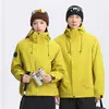 Jaqueta destacável 3 em 1 masculina para atividades ao ar livre, jaqueta feminina à prova de vento e à prova d'água para viagens e montanhismo no oeste de Sichuan e Xizang