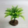 Modelo de Árbol de Hierro de simulación de 5 cm de alto, mesa de arena, planta verde, modelo de animal con césped de micro paisajismo, adornos de pastel