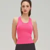 Chaleco Deportivo Todo en Uno de Verano, Ropa Exterior con Forma de I a Prueba de Impactos, Ropa Interior para Correr, Top de Yoga sin Mangas con Espalda Hermosa, Camiseta