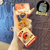 Chaveiro Câmera Iluminada Projetora de Gato Tubarão Autêntico Pingente de Mochila Infantil Multifuncional Criativo Brinquedo para Alívio de Estresse