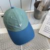 Gorra de béisbol con bordado de patrón simple, de secado rápido y a juego para hombres y mujeres, transpirable, de verano, para combinar con todo.