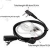 Walkie-Talkie Baofeng 888S Auricular Universal de Conducto de Aire Tipo K Cable de Auricular con Gancho para la Oreja de Conducción de Aire Venta al por Mayor para Comercio Exterior