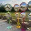 Espejo Fotográfico de Celebridad de Internet, Espejo Reflectante Cóncavo-Convexo, Decoración para Actividades al Aire Libre, Espejo de Gran Ángulo, Toma de Fotos en Atracciones Turísticas, Espejo Rosa Divertido